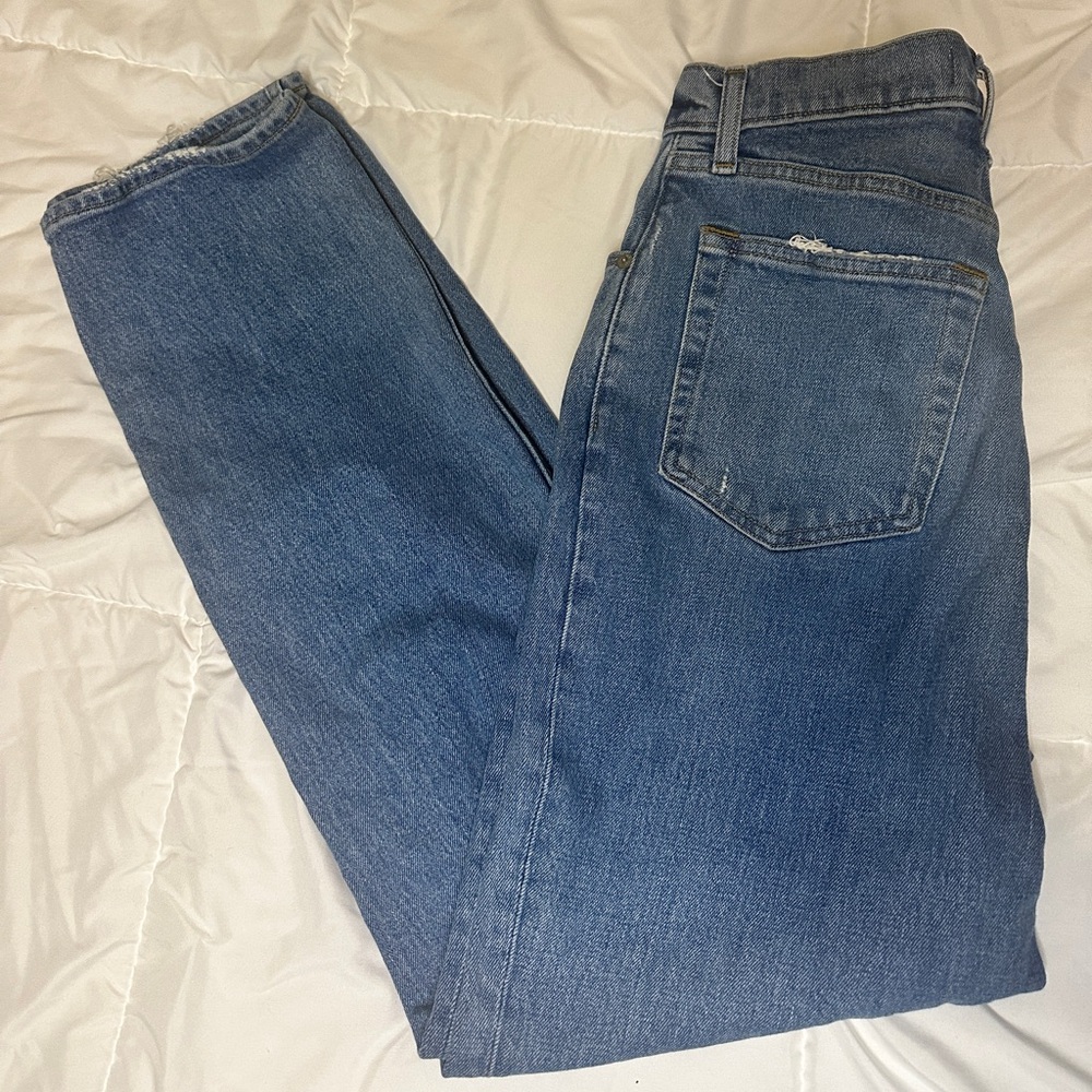 Abercrombie & Fitch Blue Straight Leg Jeans